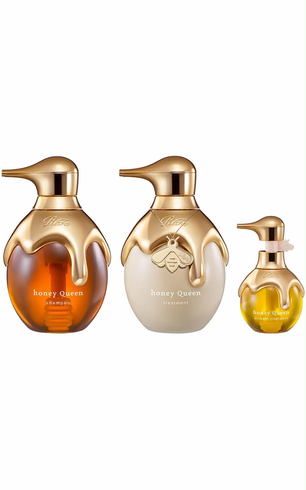 ReFa Honey Queen Shampoo, Treatment & Out Bath Treatment Set